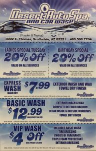 Auto Spa and Car Wash Deals and Coupons in Scottsdale - Desert Auto Spa